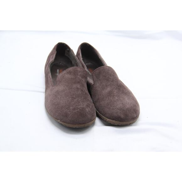 Merrell Mimix Bond Shoes Womens Sz 8 Brown Suede Ballerina Ballet Flats Slip On - Picture 2 of 7